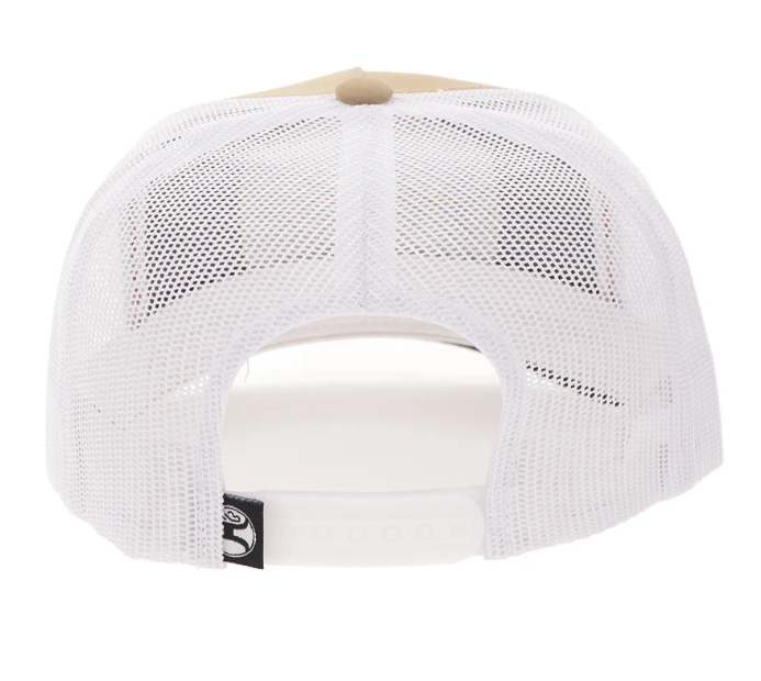HOOEY Salado Patch Cap, Tan/White