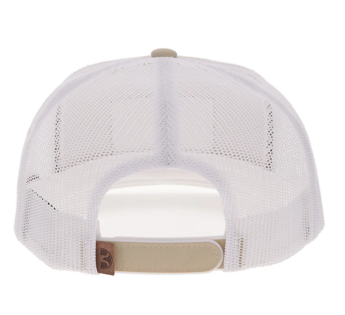 HOOEY Liberty Roper Leather Patch Cap, Tan