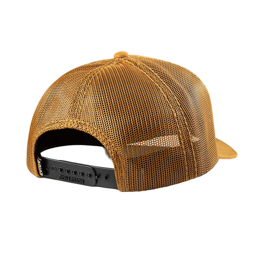 ARIAT Skull Patch Snapback Cap, Tan