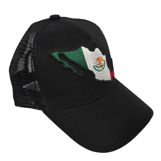 EL GENERAL Country Mexico Embroidery Cap, Black