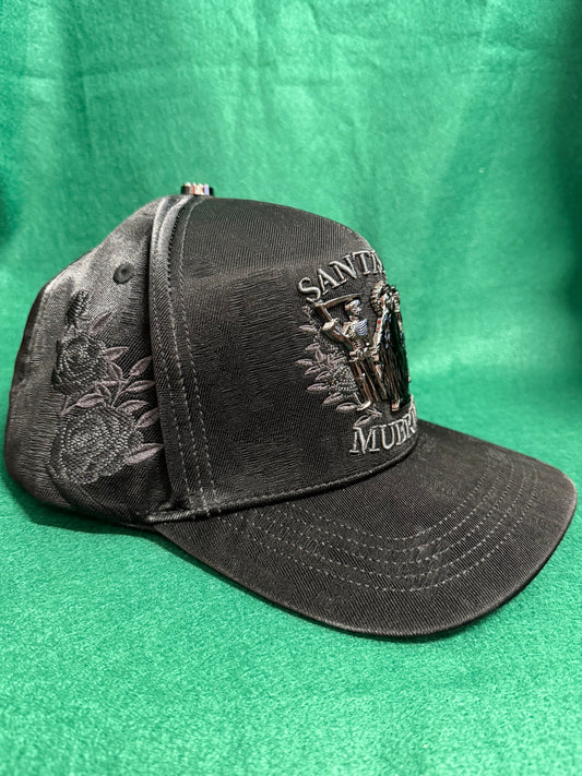Lamasini Black La Muerte Snapback Cap