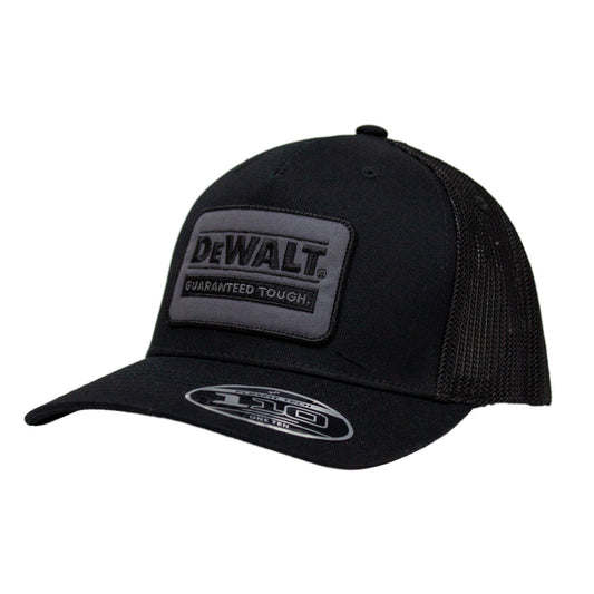 DEWALT Men's Oakdale Trucker Hat Mesh Patch , Black/Grey