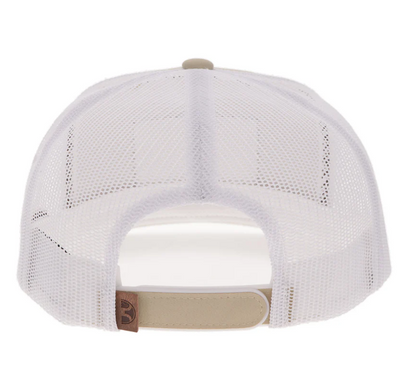 HOOEY Liberty Roper Leather Patch Cap, Tan