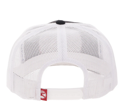 HOOEY Salado Patch Cap, Black/White