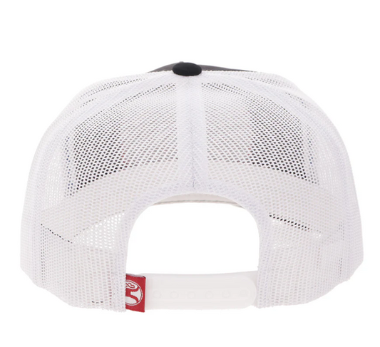 HOOEY Salado Patch Cap, Black/White