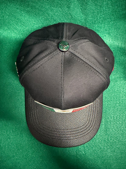 Lamasini Black Metal Mexico Flag Snapback Cap