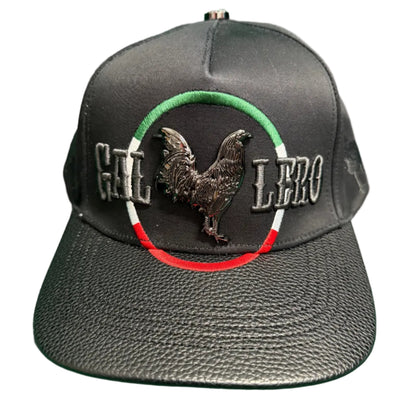 Lamasini Black Tricolor Gallero Snapback Cap