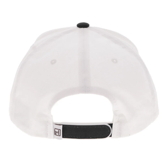 HOOEY "Western Swing"  White With Black Embroidery Logo Cap
