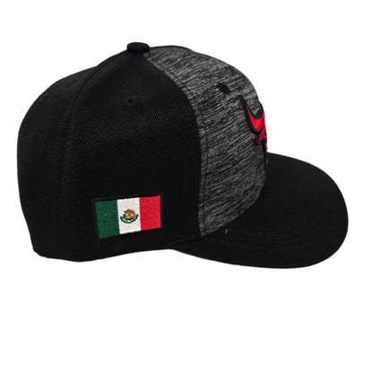 El General Bull Embroidery Cap Black/Red