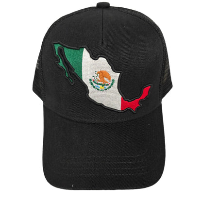 EL GENERAL Country Mexico Embroidery Cap, Black