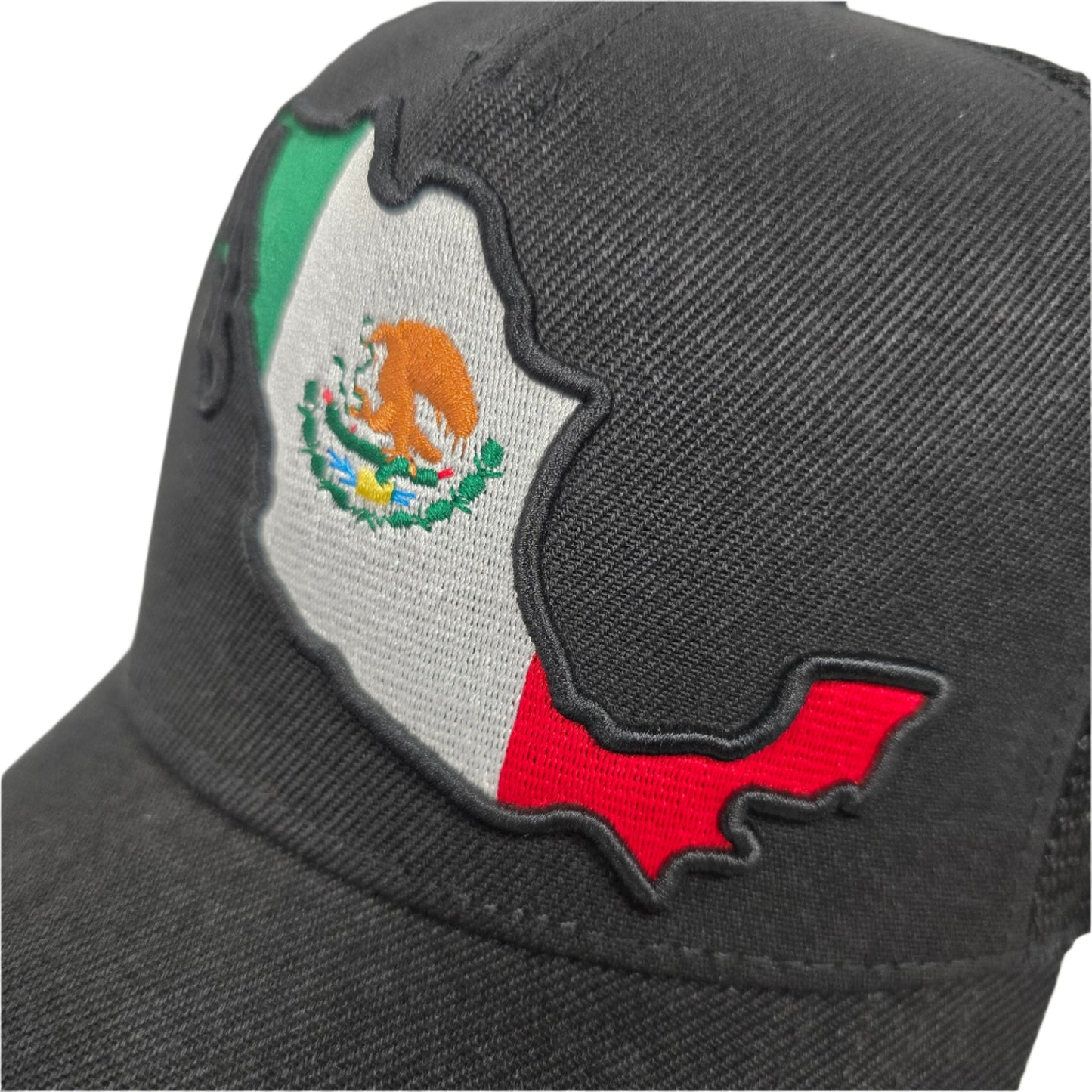 EL GENERAL Country Mexico Embroidery Cap, Black
