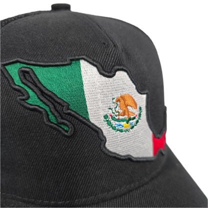 EL GENERAL Country Mexico Embroidery Cap, Black