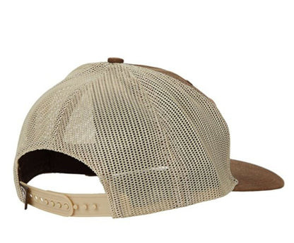ARIAT USA Flag Leather Patch Cap, Brown