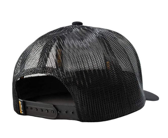 ARIAT Work Hard Patch Snapback Cap, Black