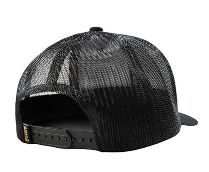 ARIAT Work Hard Patch Snapback Cap, Black