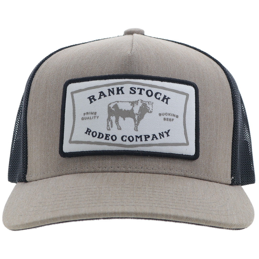 HOOEY Rank Stock Logo Trucker Cap, Tan