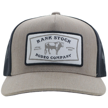 HOOEY Rank Stock Logo Trucker Cap, Tan