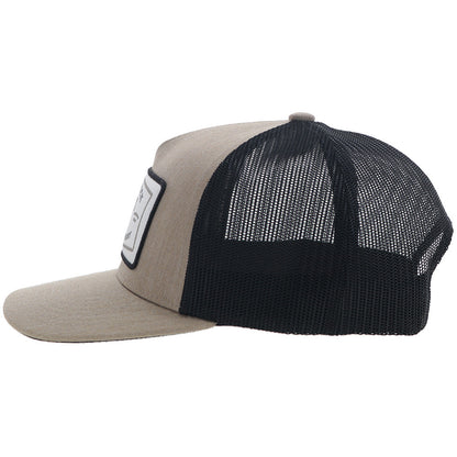 HOOEY Rank Stock Logo Trucker Cap, Tan