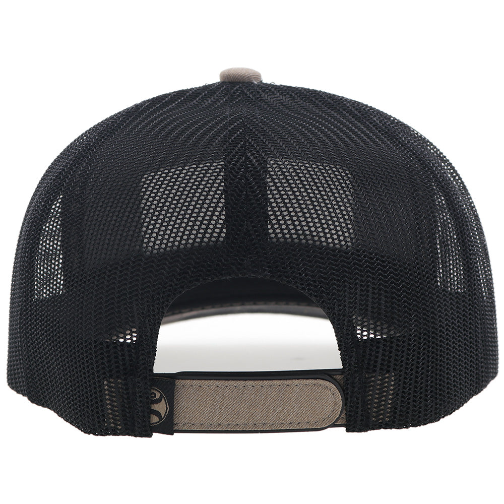 HOOEY Rank Stock Logo Trucker Cap, Tan