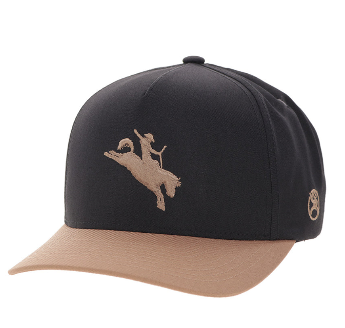 HOOEY "Whit" Embroidery Logo Cap, Tan & Black