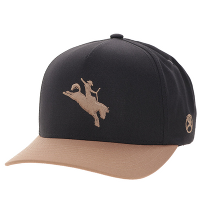 HOOEY "Whit" Embroidery Logo Cap, Tan & Black