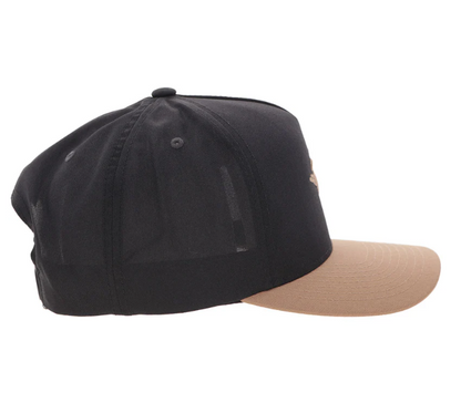 HOOEY "Whit" Embroidery Logo Cap, Tan & Black