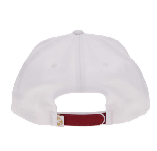 HOOEY Wild Ride Embroidery Logo Trucker Cap, White