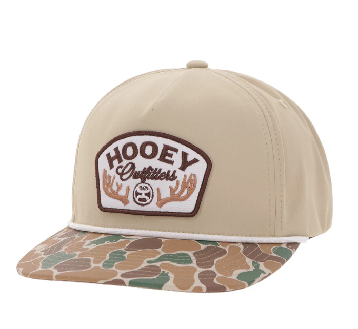 HOOEY Outfitters Patch Logo Cap ,Tan