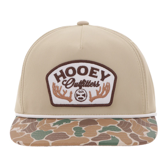 HOOEY Outfitters Patch Logo Cap ,Tan