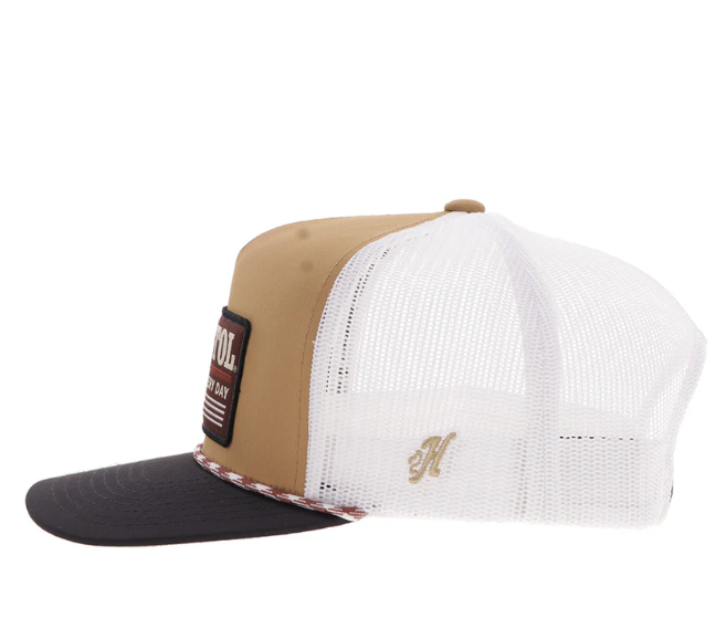 HOOEY Resistol Logo Patch Cap, Tan