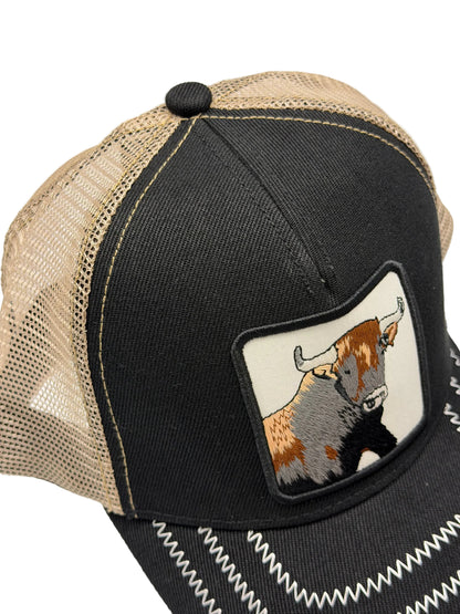 EL GENERAL El Toro Mesh Cap, Black