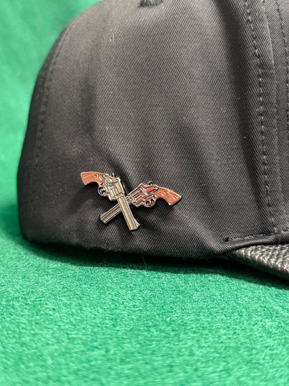 Lamasini Black Skull Cowboy Snapback Cap