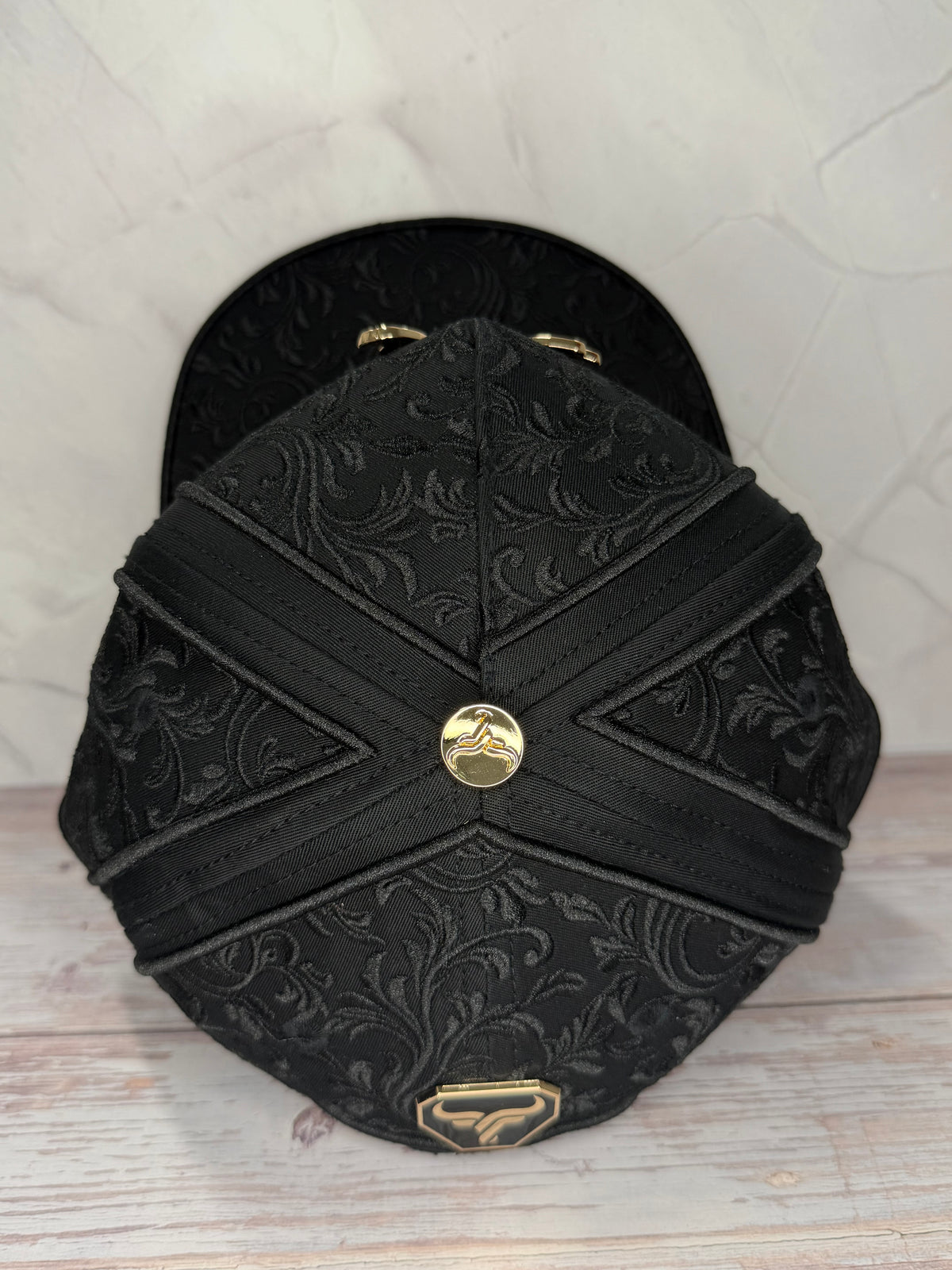 Rooster Embroider Black Cap