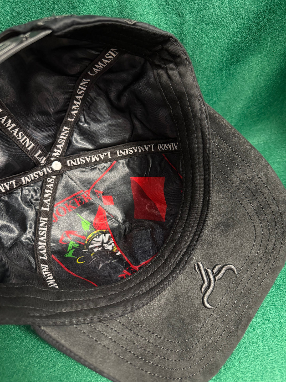 Lamasini Black Metal Joker Snapback Cap