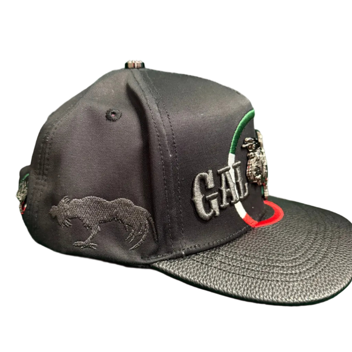 Lamasini Black Tricolor Gallero Snapback Cap