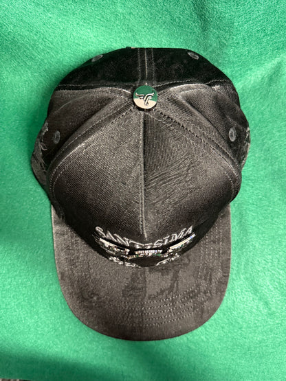 Lamasini Black La Muerte Snapback Cap