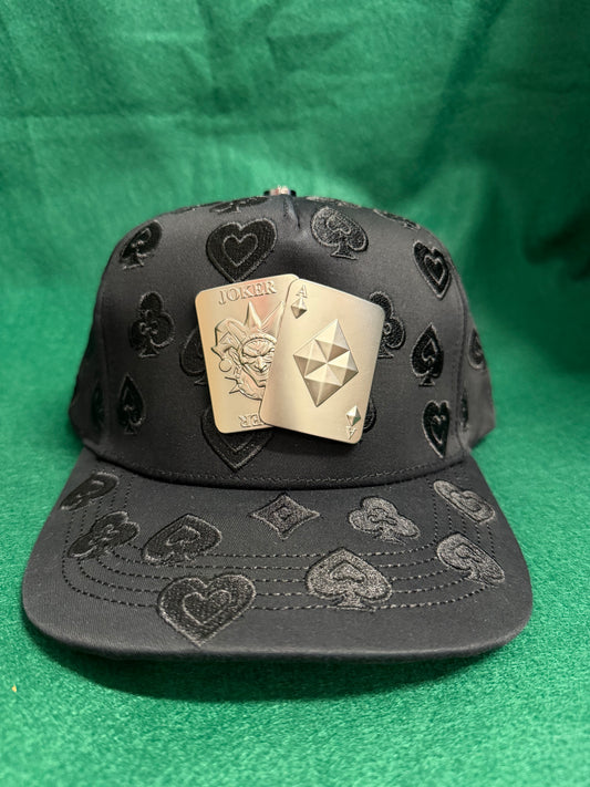 Lamasini Black Metal Joker Snapback Cap