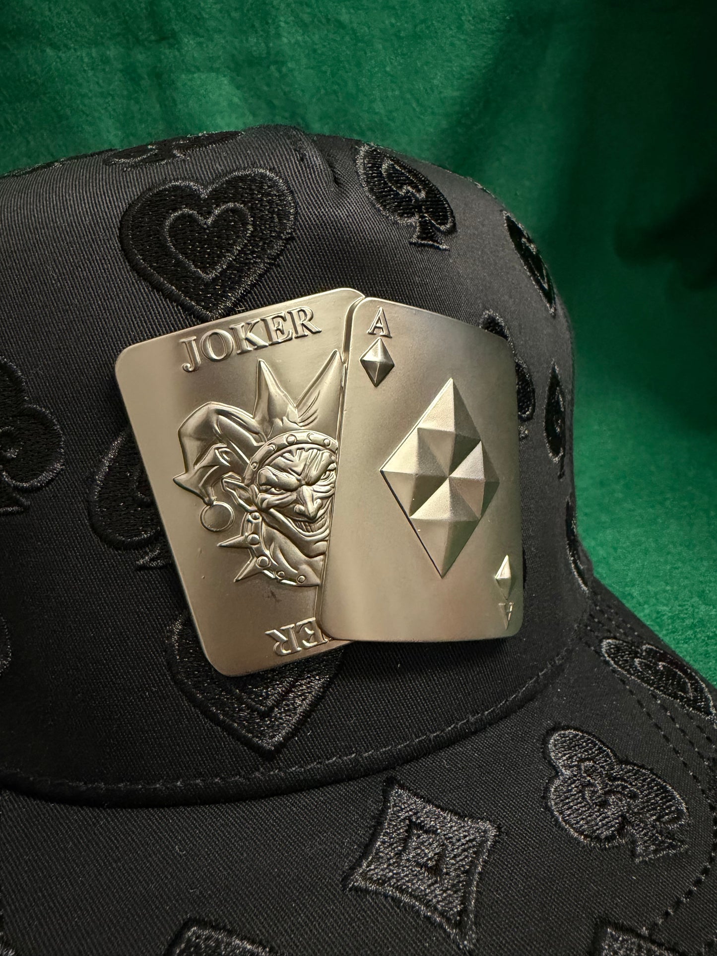 Lamasini Black Metal Joker Snapback Cap
