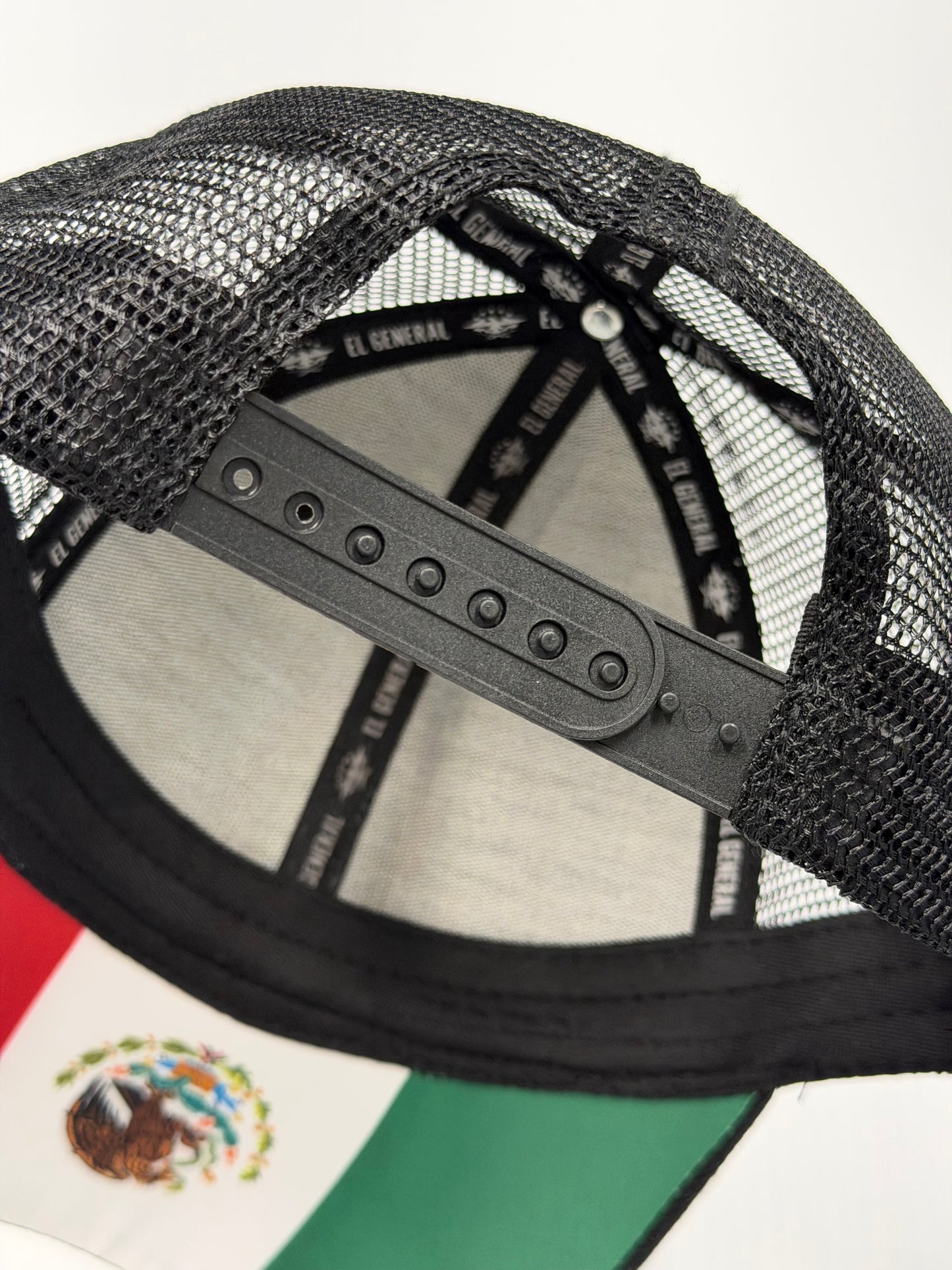 EL GENERAL Virgen De Guadalupe Cap, Black