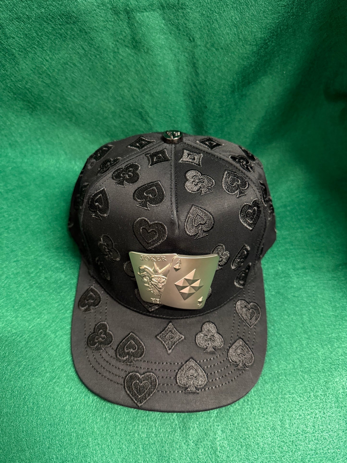 Lamasini Black Metal Joker Snapback Cap