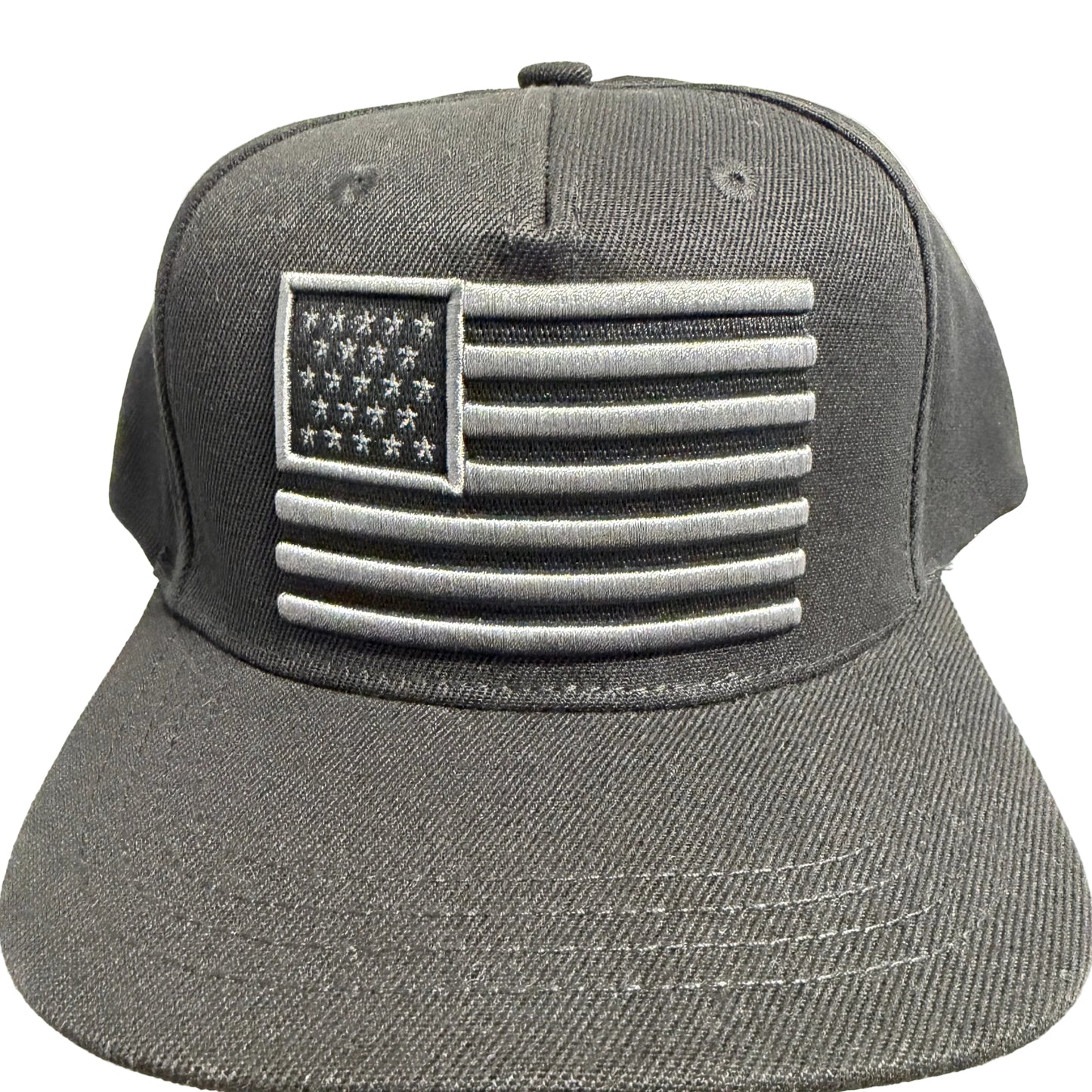 EL GENERAL USA Flag Embroidered Cap, Black