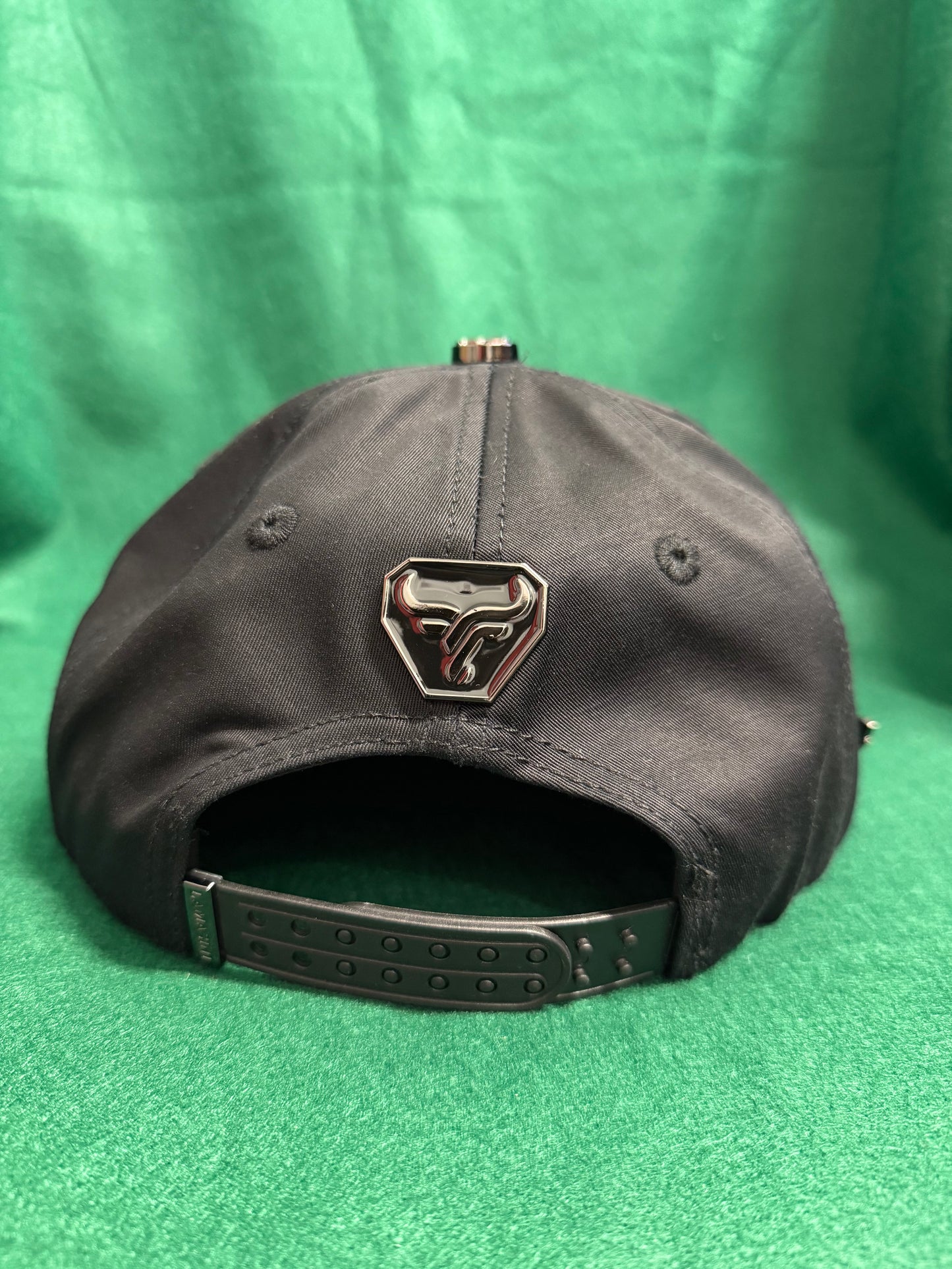 Lamasini Black Metal Mexico Flag Snapback Cap