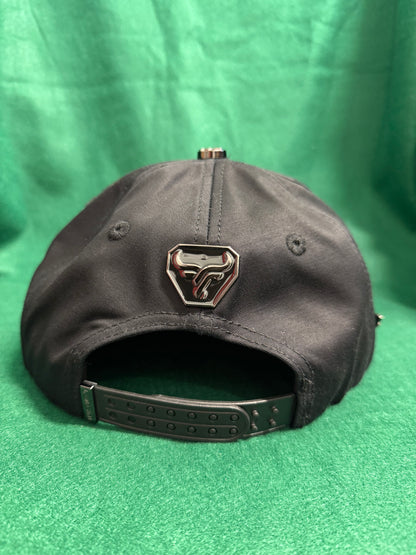 Lamasini Black Metal Mexico Flag Snapback Cap