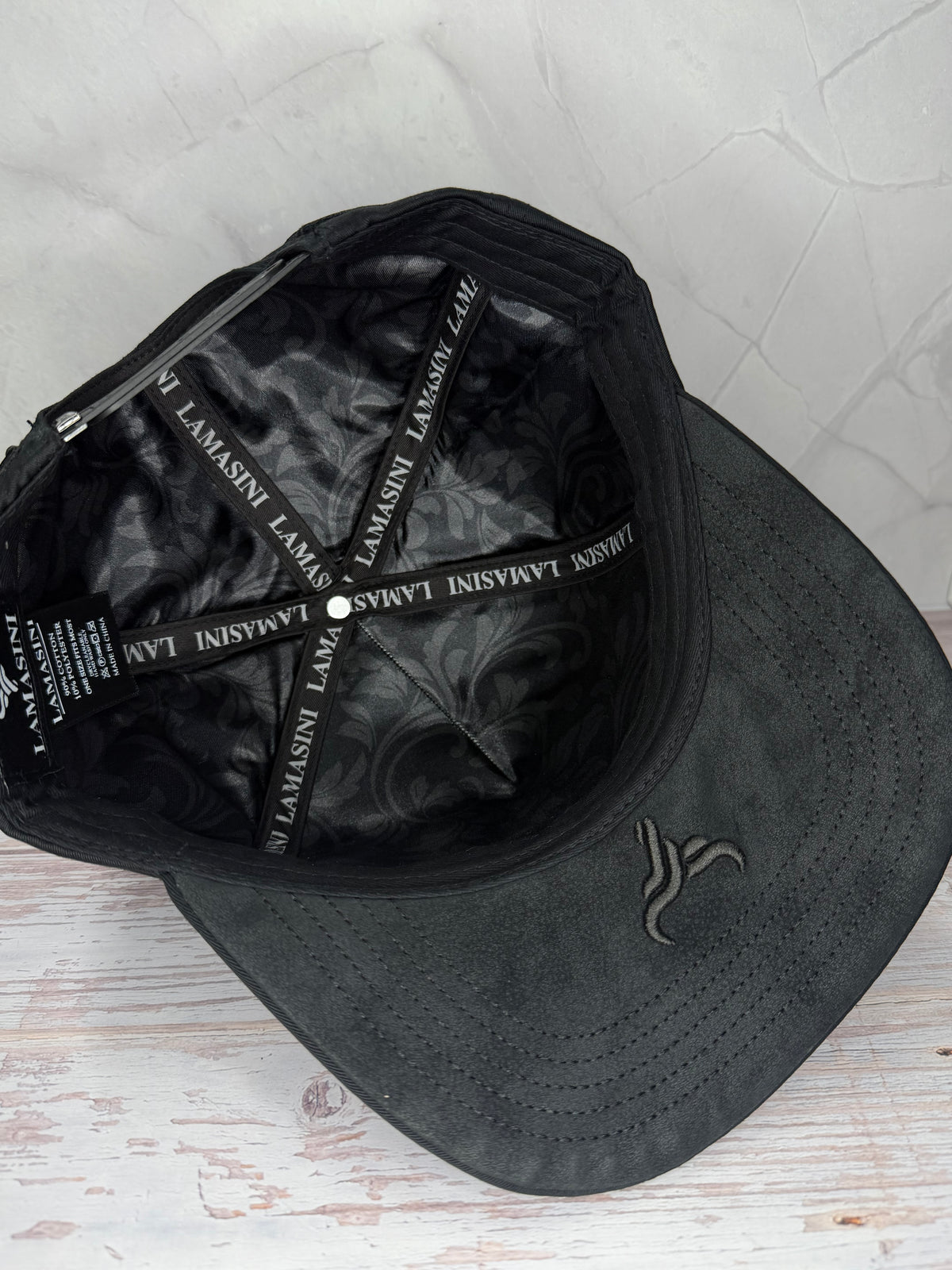 Rooster Embroider Black Cap