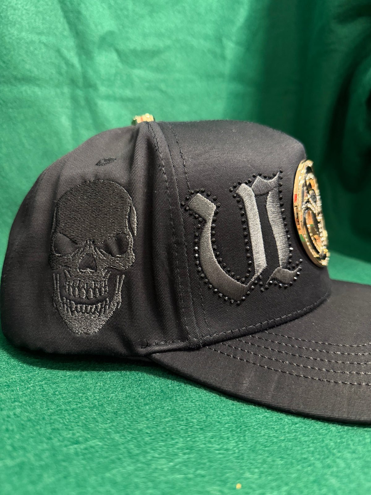 Lamasini Black Metal Biohazard Snapback Cap