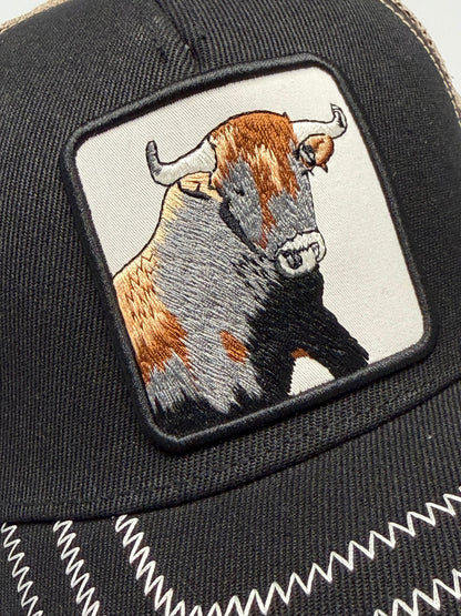EL GENERAL El Toro Mesh Cap, Black