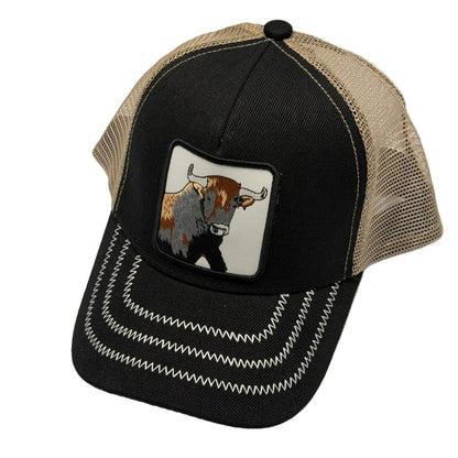 EL GENERAL El Toro Mesh Cap, Black