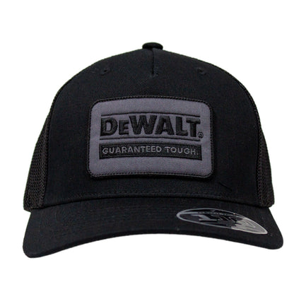 DEWALT Men's Oakdale Trucker Hat Mesh Patch , Black/Grey
