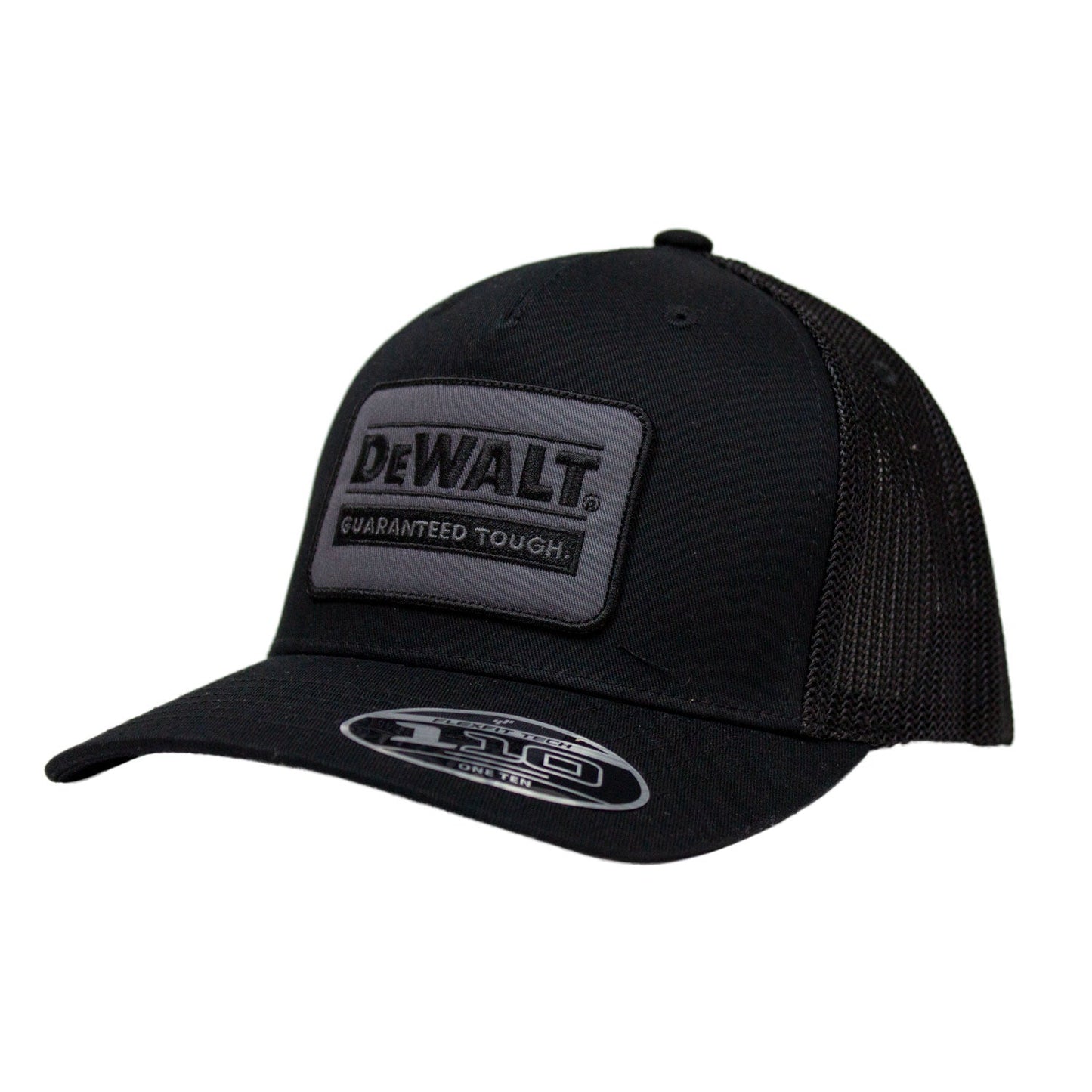 DEWALT Men's Oakdale Trucker Hat Mesh Patch , Black/Grey