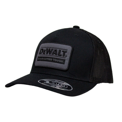 DEWALT Men's Oakdale Trucker Hat Mesh Patch , Black/Grey
